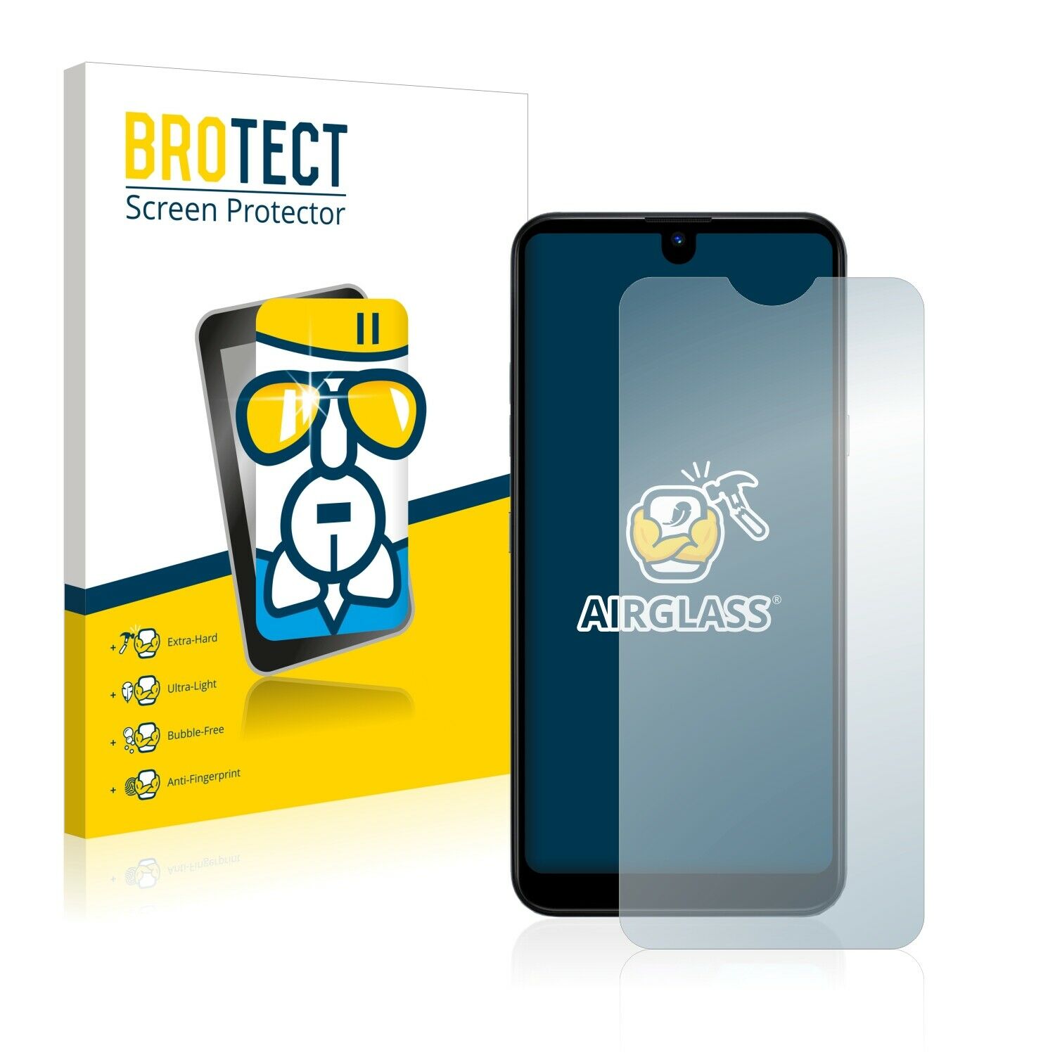 AirGlass Premium Glass Screen Protector LG K50