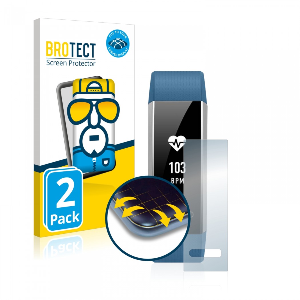 Ochranné fólie 2x BROTECT Flex Full-Cover Protector Huawei Band 2 Pro