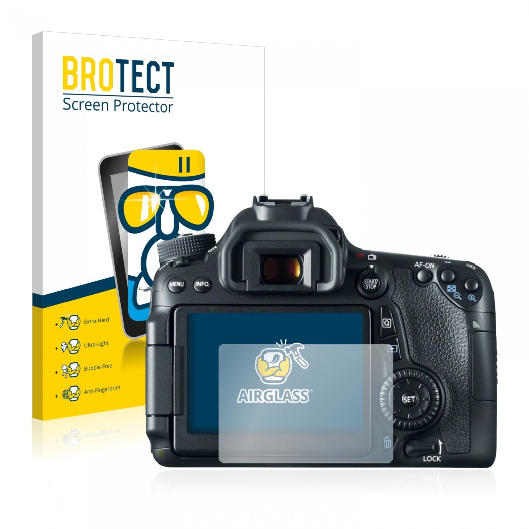 AirGlass Premium Glass Screen Protector Canon EOS 70D