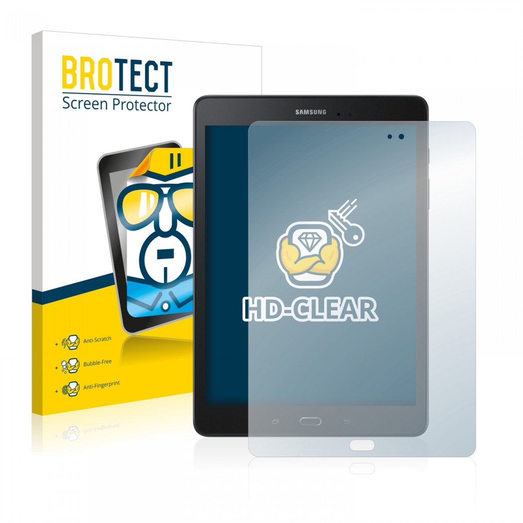 2x BROTECTHD-Clear Screen Protector Samsung Galaxy Tab A 9.7 SM-T555