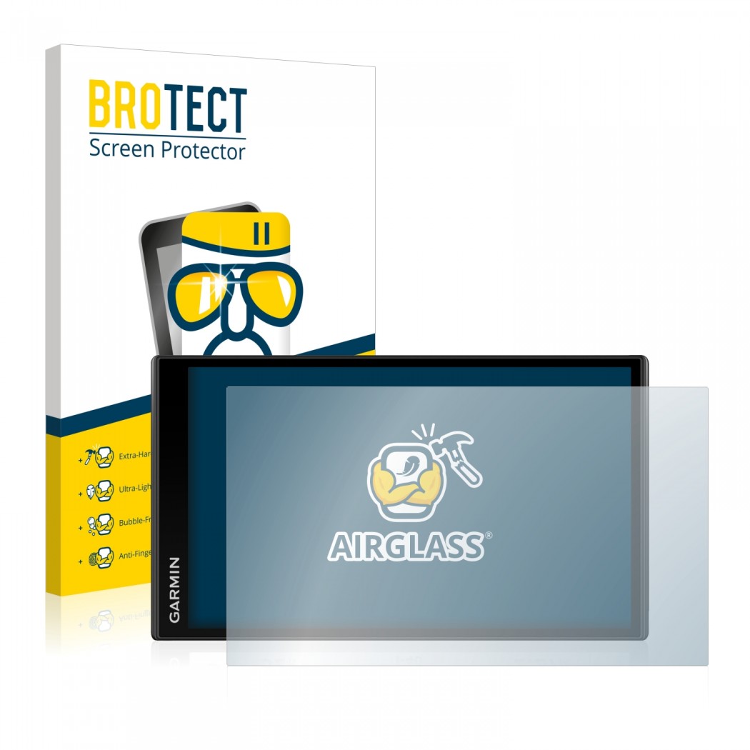 AirGlass Premium Glass Screen Protector Garmin DriveSmart 61 LMT-S