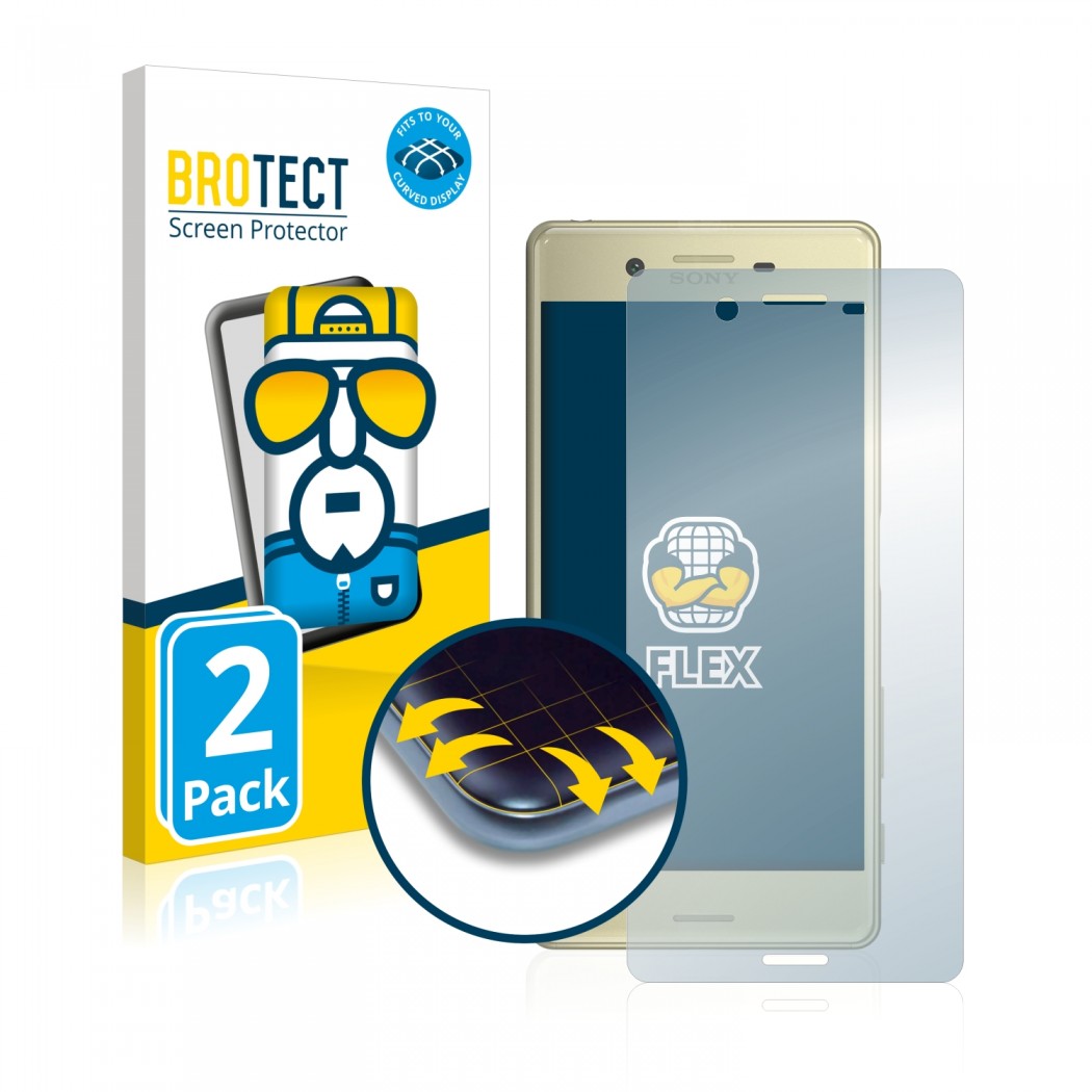 Ochranné fólie BROTECT Flex Full-Cover Protector Sony Xperia X