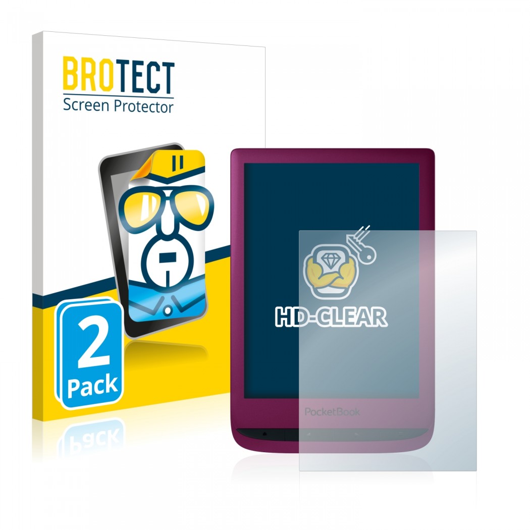 Ochranné fólie 2x BROTECTHD-Clear Screen Protector PocketBook Touch Lux 5