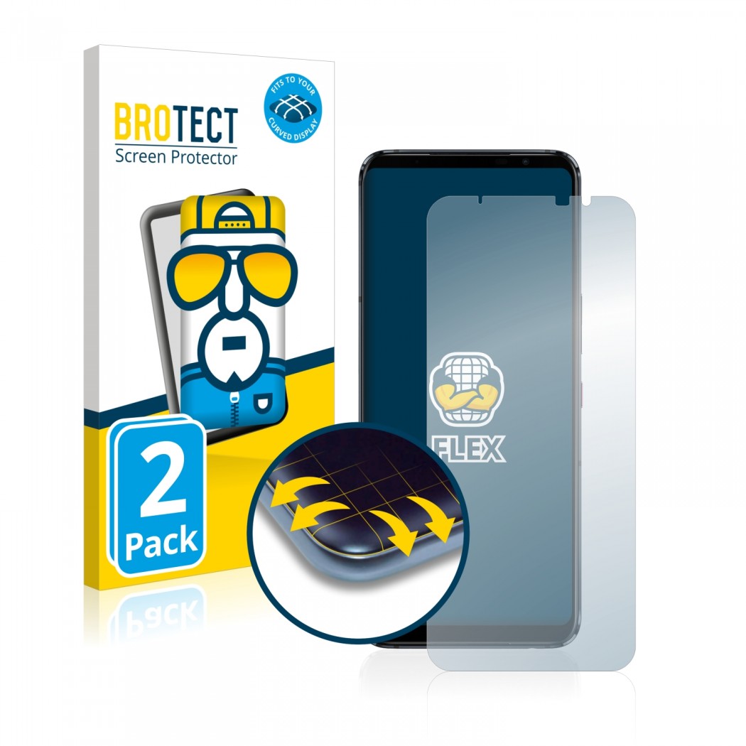 2x Ochranné fólie BROTECT Flex Full-Cover Protector Asus ROG Phone 5