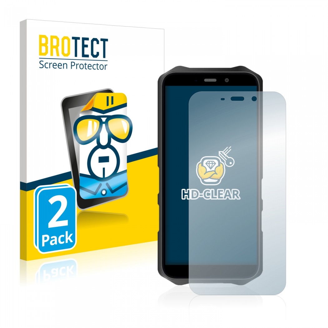 2x BROTECTHD-Clear Screen Protector Oukitel WP12
