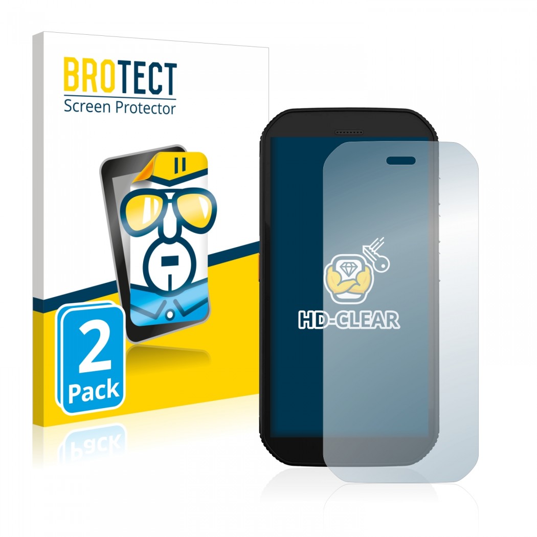 Ochranné fólie 2x BROTECTHD-Clear Screen Protector Caterpillar Cat S42 H+