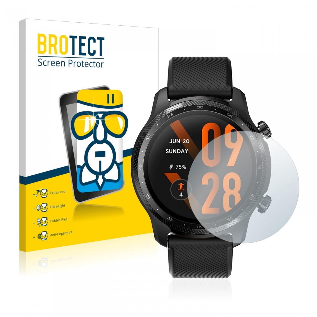 Ochranné fólie 2x BROTECT Flex Full-Cover Protector Ticwatch Pro 3 Ultra GPS