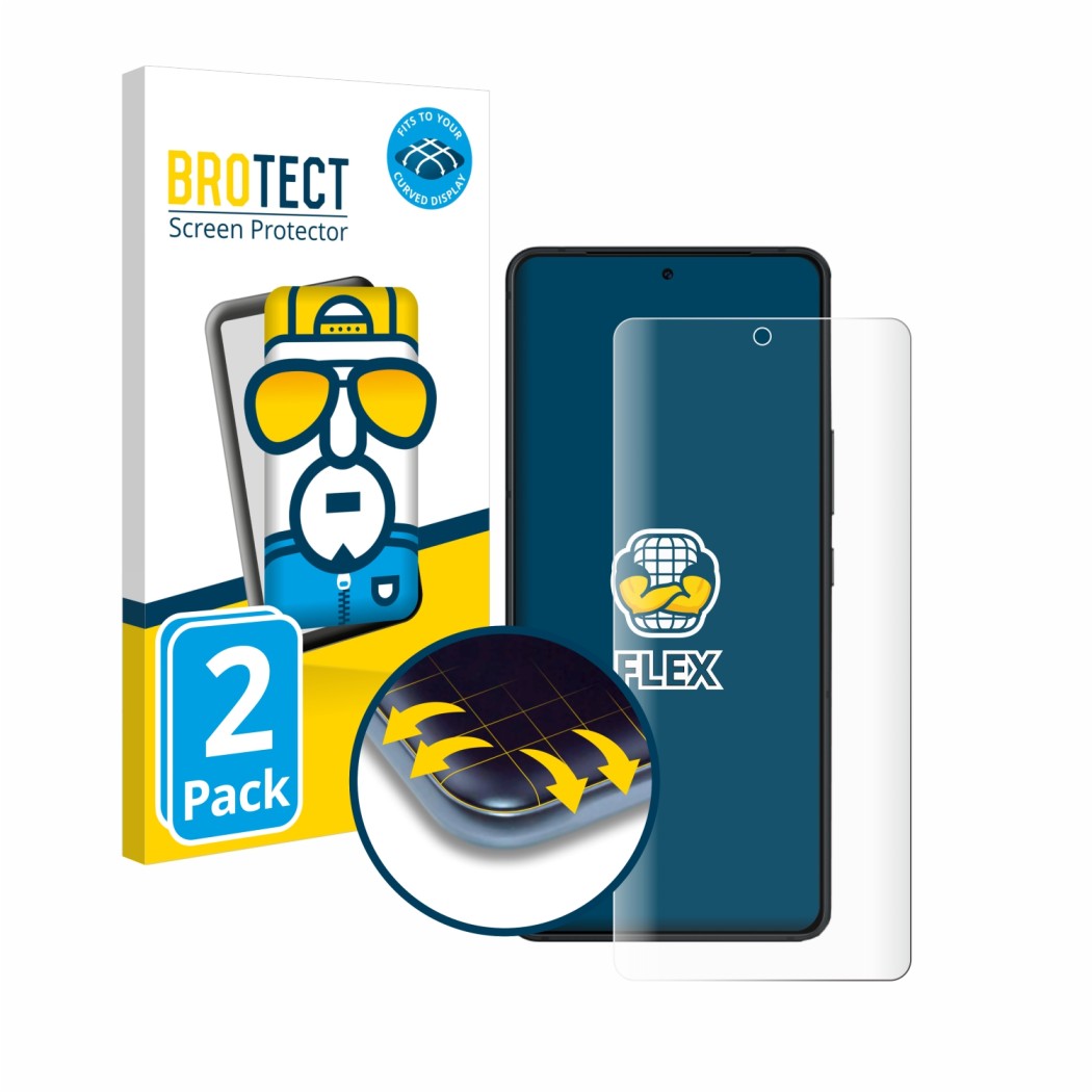 2x Ochranné fólie BROTECT Flex Full-Cover Screen Protector for ASUS ROG Phone 8 pro