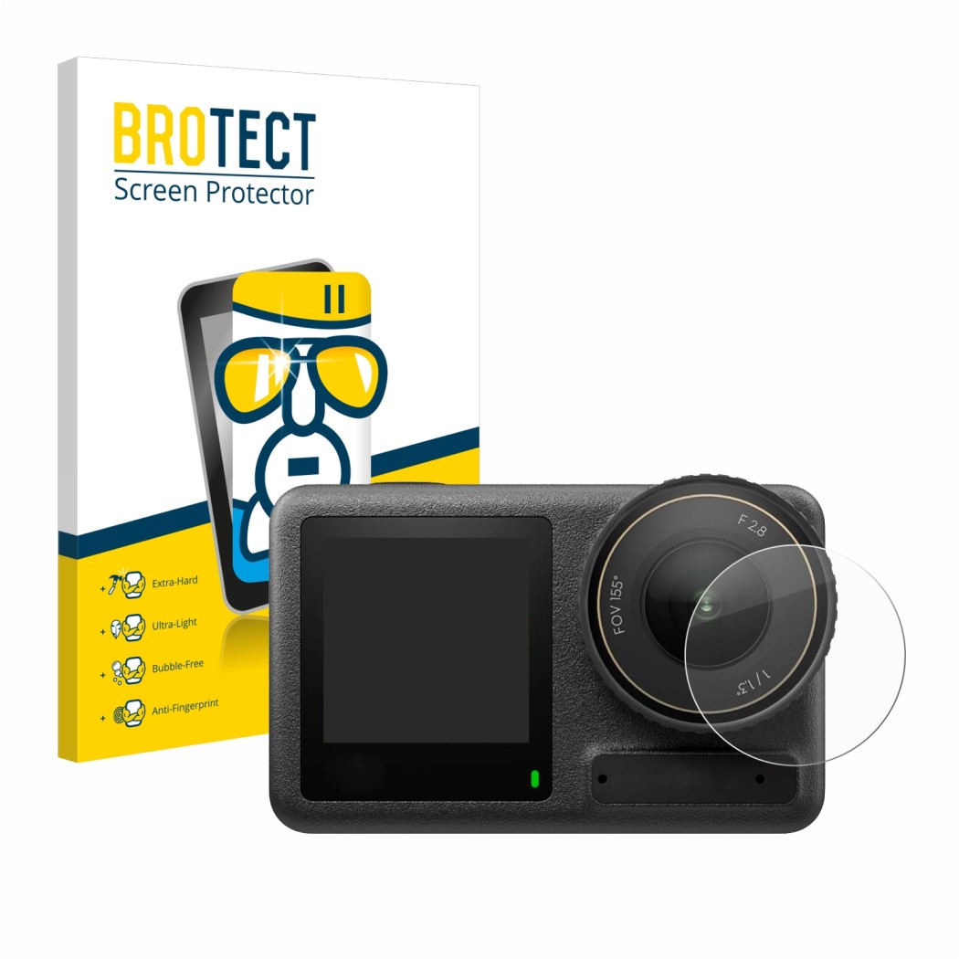 Ochranná fólie BROTECT AirGlass Glass Screen Protector for DJI Osmo Action 4 (èoèka) - zvìtšit obrázek