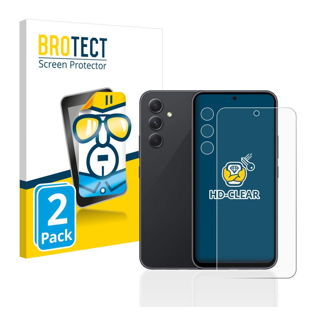 Ochranné fólie 2x BROTECT HD-Clear Screen Protector for Samsung Galaxy A54 5G (Front+Camera)