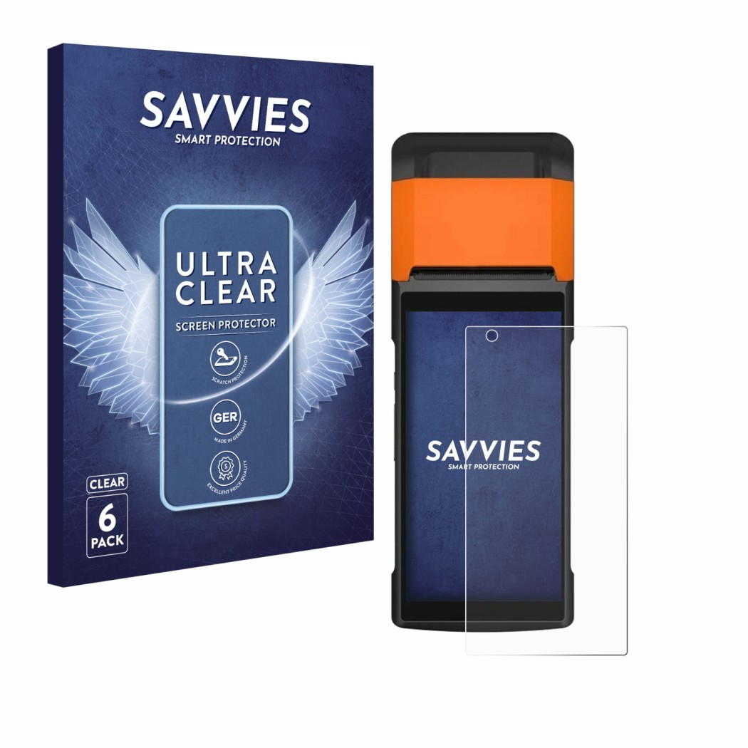 Ochranné fólie 6x Savvies SU75 Screen Protector for Sunmi V2s